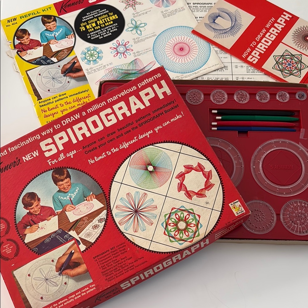 Kenner Vintage Spirograph Drawing Kit from 1967